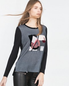 Zara print T