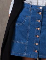 denim short skirt
