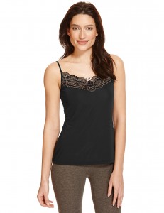 marks black lace cami